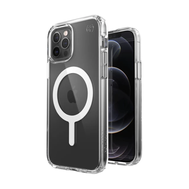 Чохол Speck Presidio Perfect-Clear для iPhone 12 | 12 Pro Clear with MagSafe (840168502233)