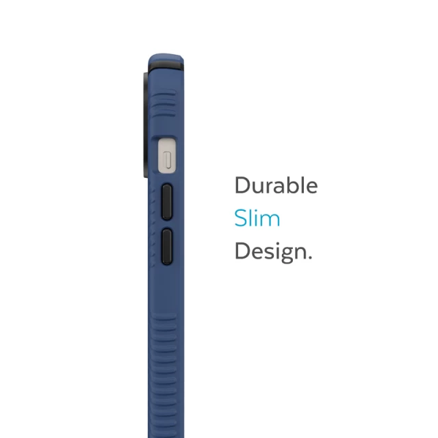Чохол Speck Presidio2 Grip для iPhone 14 | 13 Coastal Blue Black White with MagSafe (840168521951)