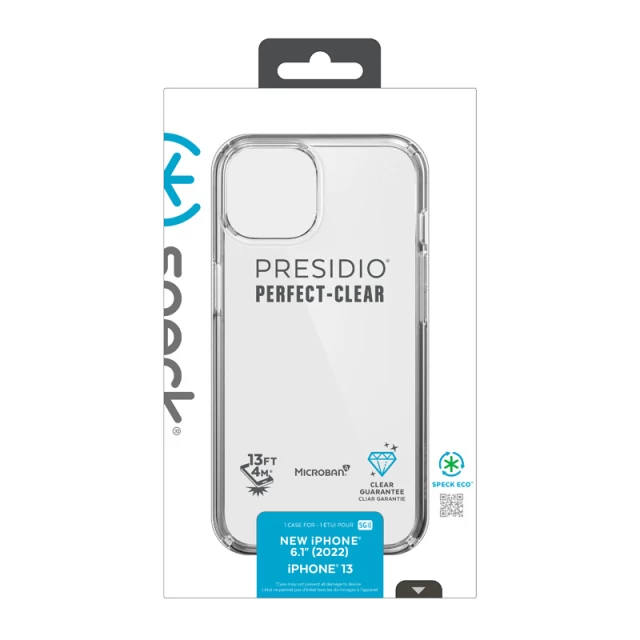 Чохол Speck Presidio Perfect-Clear для iPhone 14 | 13 Clear (840168522002)