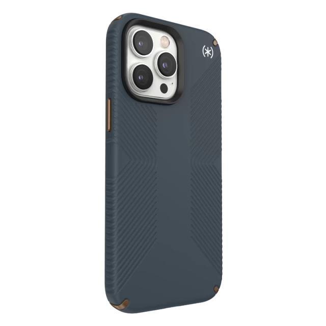 Чохол Speck Presidio2 Grip для iPhone 14 Pro Max Charcoal Cool Bronze Slate (840168522941)