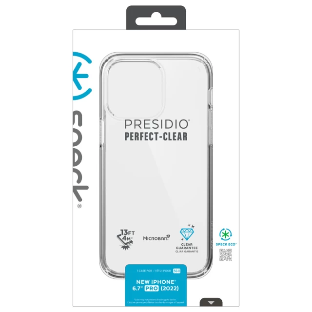 Чехол Speck Presidio Perfect-Clear для iPhone 14 Pro Max Clear (840168523016)