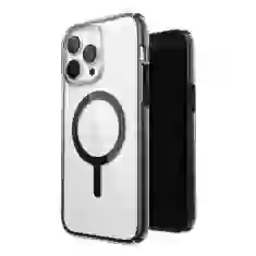 Чохол Speck Presidio Perfect-Clear with Impact Geometry для iPhone 14 Pro Max Clear Black with MagSafe (840168523221)