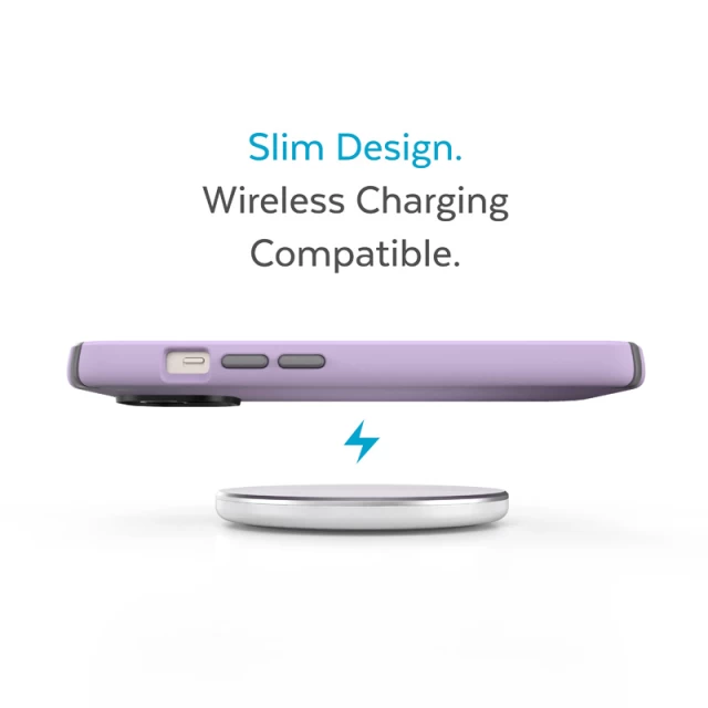 Чохол Speck Presidio2 Pro для iPhone 14 Plus Spring Purple Cloudygrey White (840168523818)