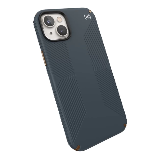 Чехол Speck Presidio2 Grip для iPhone 14 Plus Charcoal Cool Bronze Slate (840168523955)