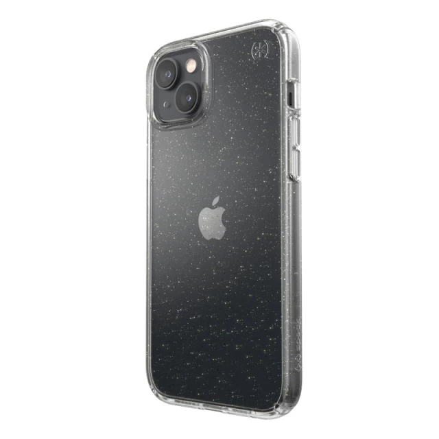Чохол Speck Presidio Perfect-Clear with Glitter для iPhone 14 Plus Clear Gold Glitter (840168524068)