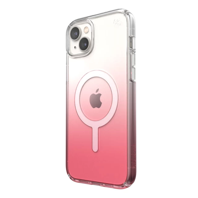 Чохол Speck Presidio Perfect-Clear Ombre для iPhone 14 Plus Clear Vintage Rose Fade with MagSafe (840168524150)