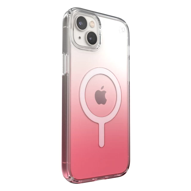 Чохол Speck Presidio Perfect-Clear Ombre для iPhone 14 Plus Clear Vintage Rose Fade with MagSafe (840168524150)