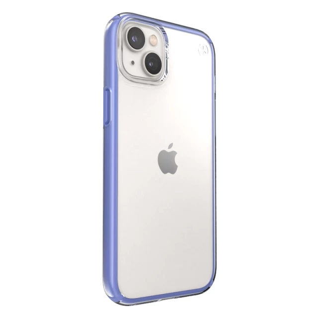 Чохол Speck Presidio Perfect-Clear with Impact Geometry для iPhone 14 Plus Clear Grounded Purple (840168524211)