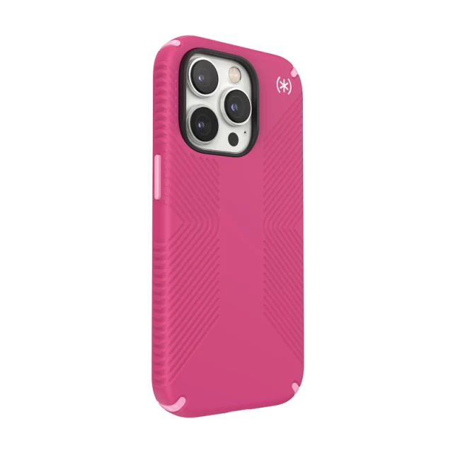 Чехол Speck Presidio2 Grip для iPhone 14 Pro Digitalpink Blossompink White (840168524938)