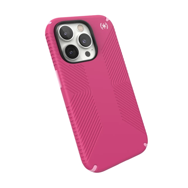 Чехол Speck Presidio2 Grip для iPhone 14 Pro Digitalpink Blossompink White (840168524938)