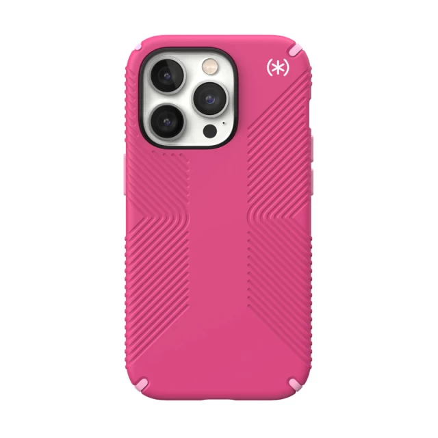 Чехол Speck Presidio2 Grip для iPhone 14 Pro Digitalpink Blossompink White (840168524938)