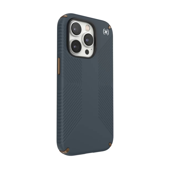 Чехол Speck Presidio2 Grip для iPhone 14 Pro Charcoal Cool Bronze Slate (840168524969)