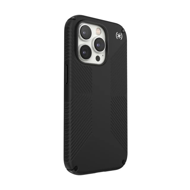 Чехол Speck Presidio2 Grip для iPhone 14 Pro Black Black White with MagSafe (840168524976)
