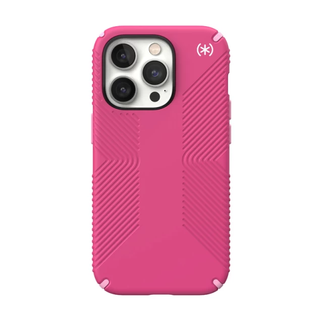 Чохол Speck Presidio2 Grip для iPhone 14 Pro Digitalpink Blossompink White with MagSafe (840168524990)