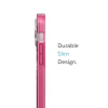 Чохол Speck Presidio Perfect-Clear with Impact Geometry для iPhone 14 Pro Clear Digital Pink with MagSafe (840168525263)