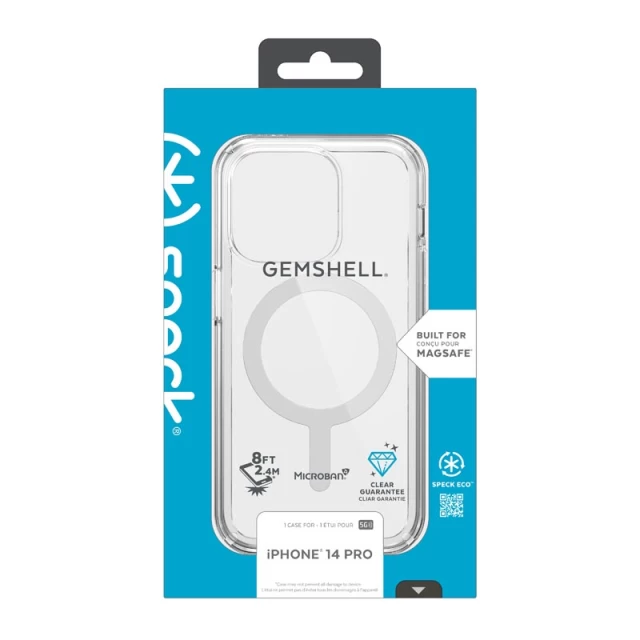 Чохол Speck Gemshell для iPhone 14 Pro Clear with MagSafe (840168525478)