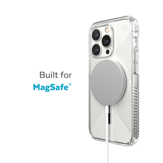 Чехол Speck Presidio Perfect-Clear with Grips для iPhone 14 Pro Max Clear with MagSafe (840168526116)