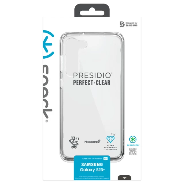 Чохол Speck Presidio Perfect-Clear для Samsung Galaxy S23 Plus Clear (840168528523)