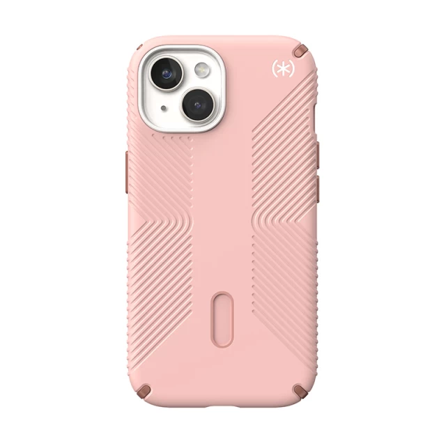 Чохол Speck Presidio2 Grip ClickLock для iPhone 15 | 14 | 13 Dahlia Pink/Rose Copper with MagSafe (150439-3213)