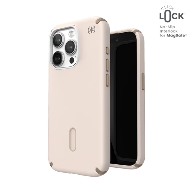 Чохол Speck Presidio2 Pro ClickLock для iPhone 15 Pro Bleached Bone/Heirloom Gold with MagSafe (150446-3214)