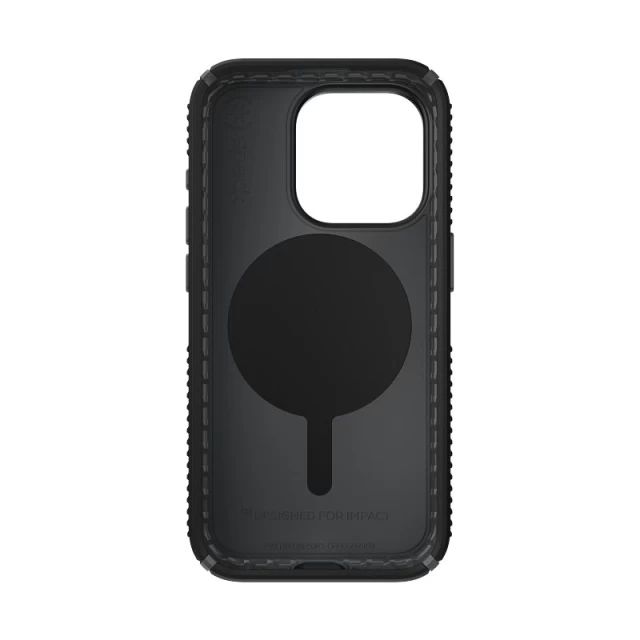 Чохол Speck Presidio2 Grip ClickLock для iPhone 15 Pro Black/Slate Grey with MagSafe (150447-3205)