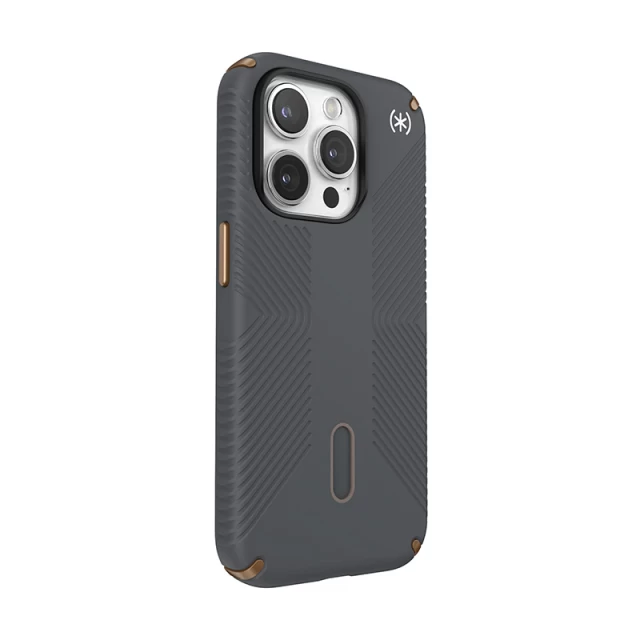 Чехол Speck Presidio2 Grip ClickLock для iPhone 15 Pro Charcoal Grey/Cool Bronze with MagSafe (150447-3212)