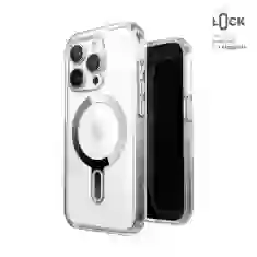 Чехол Speck Presidio Perfect-Clear ClickLock для iPhone 15 Pro Clear/Chrome with MagSafe (150449-3199)