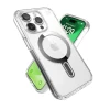 Чохол Speck Presidio Perfect-Clear ClickLock для iPhone 15 Pro Clear/Chrome with MagSafe (150449-3199)