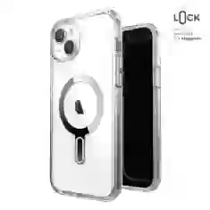 Чехол Speck Presidio Perfect-Clear ClickLock для iPhone 15 Plus | 14 Plus Clear/Chrome with MagSafe (150457-3199)
