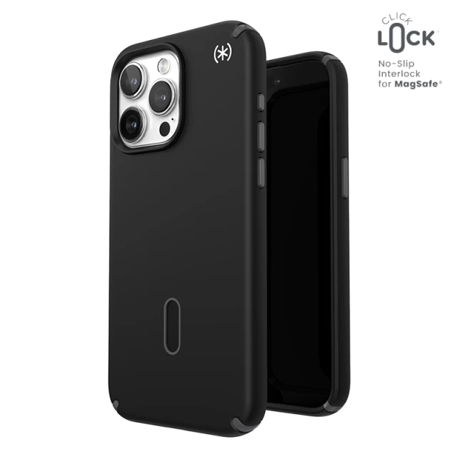 Чехол Speck Presidio2 Pro ClickLock для iPhone 15 Pro Max Black/Slate Grey with MagSafe (150462-3205)