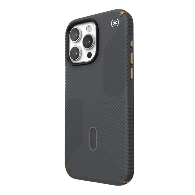 Чохол Speck Presidio2 Grip ClickLock для iPhone 15 Pro Max Charcoal Grey/Cool Bronze with MagSafe (150463-3212)