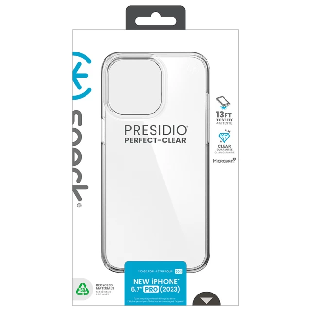 Чохол Speck Presidio Perfect-Clear для iPhone 15 Pro Max Clear (150464-5085)