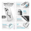 Чохол Speck Presidio Perfect-Clear ClickLock для iPhone 15 Pro Max Clear/Chrome with MagSafe (150465-3199)
