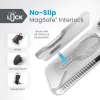 Чехол Speck Presidio Perfect-Clear Grip ClickLock для iPhone 15 Pro Max Clear/Chrome with MagSafe (150467-3199)