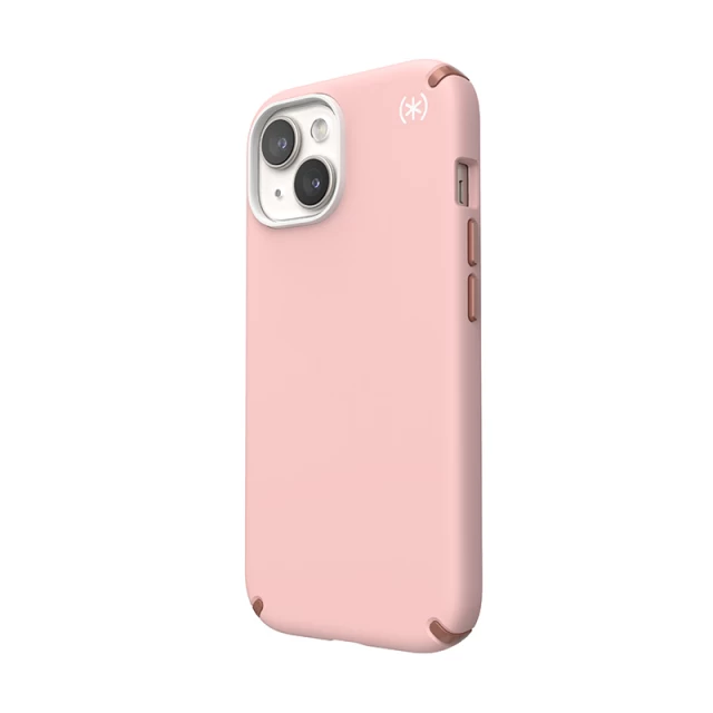 Чохол Speck Presidio2 Pro для iPhone 15 | 14 | 13 Dahlia Pink/Rose Copper (150472-3213)