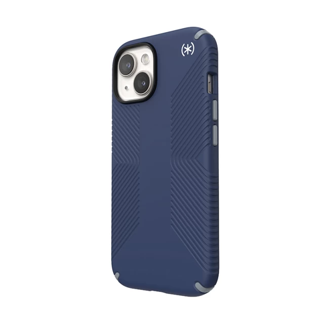 Чехол Speck Presidio2 Grip для iPhone 15 | 14 | 13 Coastal Blue/Dust Grey (150473-3206)