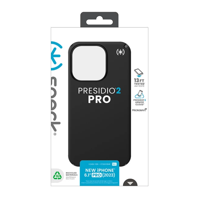 Чохол Speck Presidio2 Pro для iPhone 15 Pro Black/Slate Grey (150476-3205)
