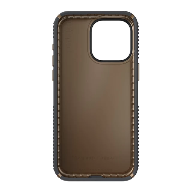 Чохол Speck Presidio2 Grip для iPhone 15 Pro Max Charcoal Grey/Cool Bronze (150485-3212)