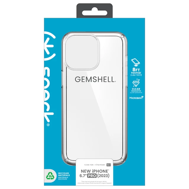 Чохол Speck GemShell для iPhone 15 Pro Max Clear (150518-5085)