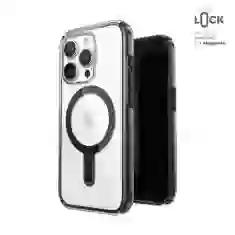 Чохол Speck Presidio Perfect-Clear ClickLock для iPhone 15 Pro Clear/Black with MagSafe (150449-3233)
