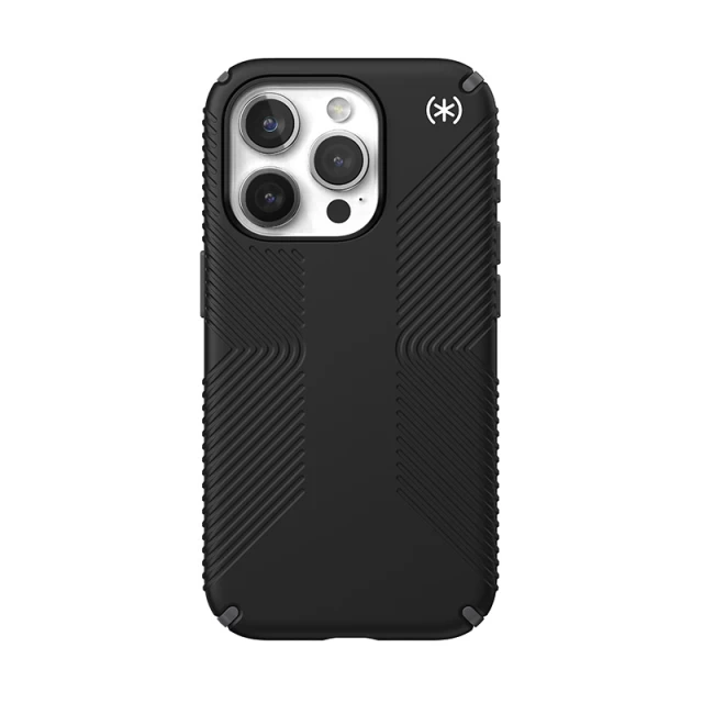 Чехол Speck Presidio2 Grip для iPhone 15 Pro Black/Slate Grey with MagSafe (150563-3205)