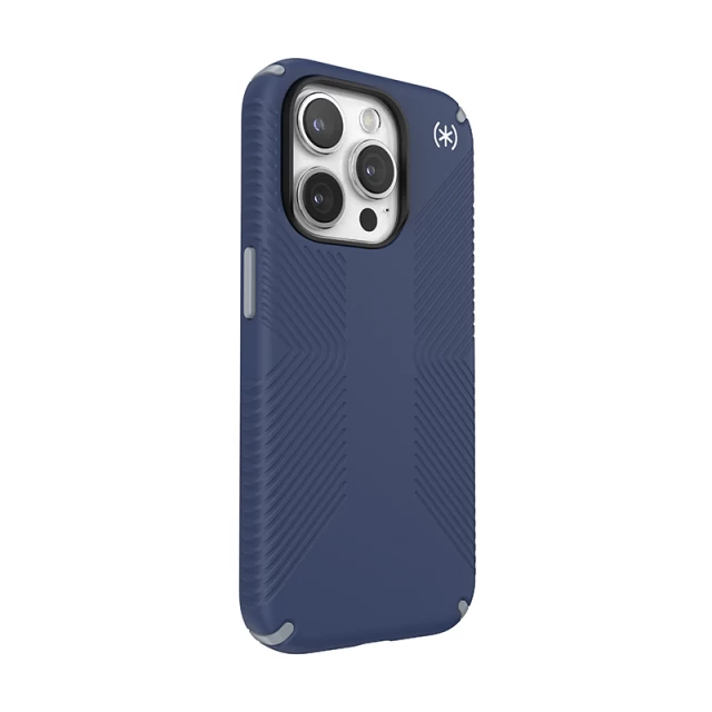 Чохол Speck Presidio2 Grip для iPhone 15 Pro Coastal Blue/Dust Grey with MagSafe (150563-3206)