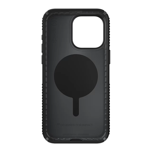 Чохол Speck Presidio2 Grip для iPhone 15 Pro Max Black/Slate Grey with MagSafe (150575-3205)