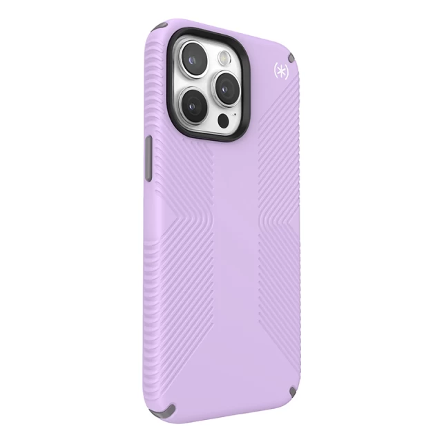 Чехол Speck Presidio2 Grip для iPhone 15 Pro Max Spring Purple/Cloudy Grey with MagSafe (150575-9979)