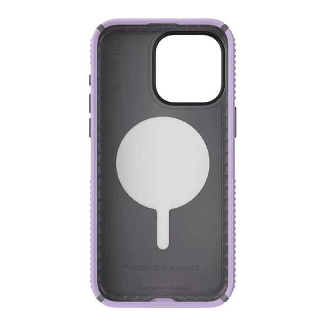 Чехол Speck Presidio2 Grip для iPhone 15 Pro Max Spring Purple/Cloudy Grey with MagSafe (150575-9979)