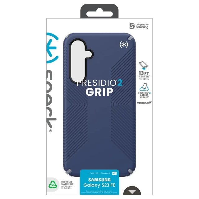 Чехол Speck Presidio2 Grip для Samsung Galaxy S23 FE (S711) Coastal Blue/Dust Grey (150589-3206)