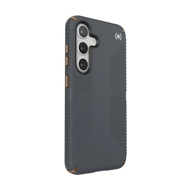 Чохол Speck Presidio2 Grip для Samsung Galaxy S24 (S921) Charcoal Grey/Cool Bronze (150613-3212)