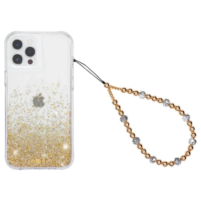 Универсальный ремешок Case-Mate Universal Beaded Phone Wristlet Golden Crystal (CM046472)