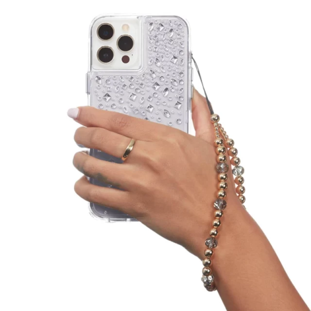 Универсальный ремешок Case-Mate Universal Beaded Phone Wristlet Golden Crystal (CM046472)