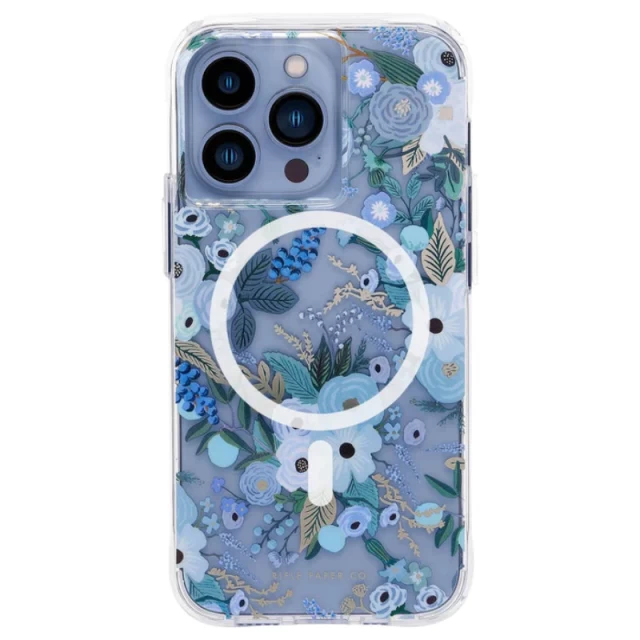 Чохол Rifle Paper Clear для iPhone 13 Pro Garden Party Blue with MagSafe (RP046646)